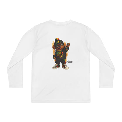 T-Shirt — Kids Rasta Teddy Graphic Long Sleeve
