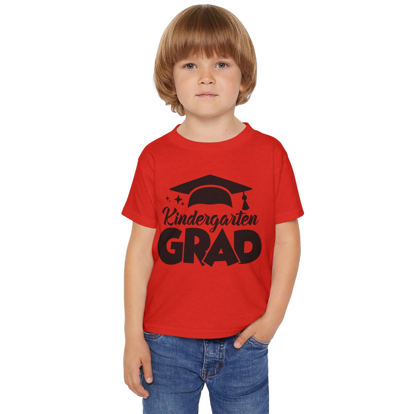 Kindergarten Grad Toddler T-Shirt — Cute Graduation Cap Design