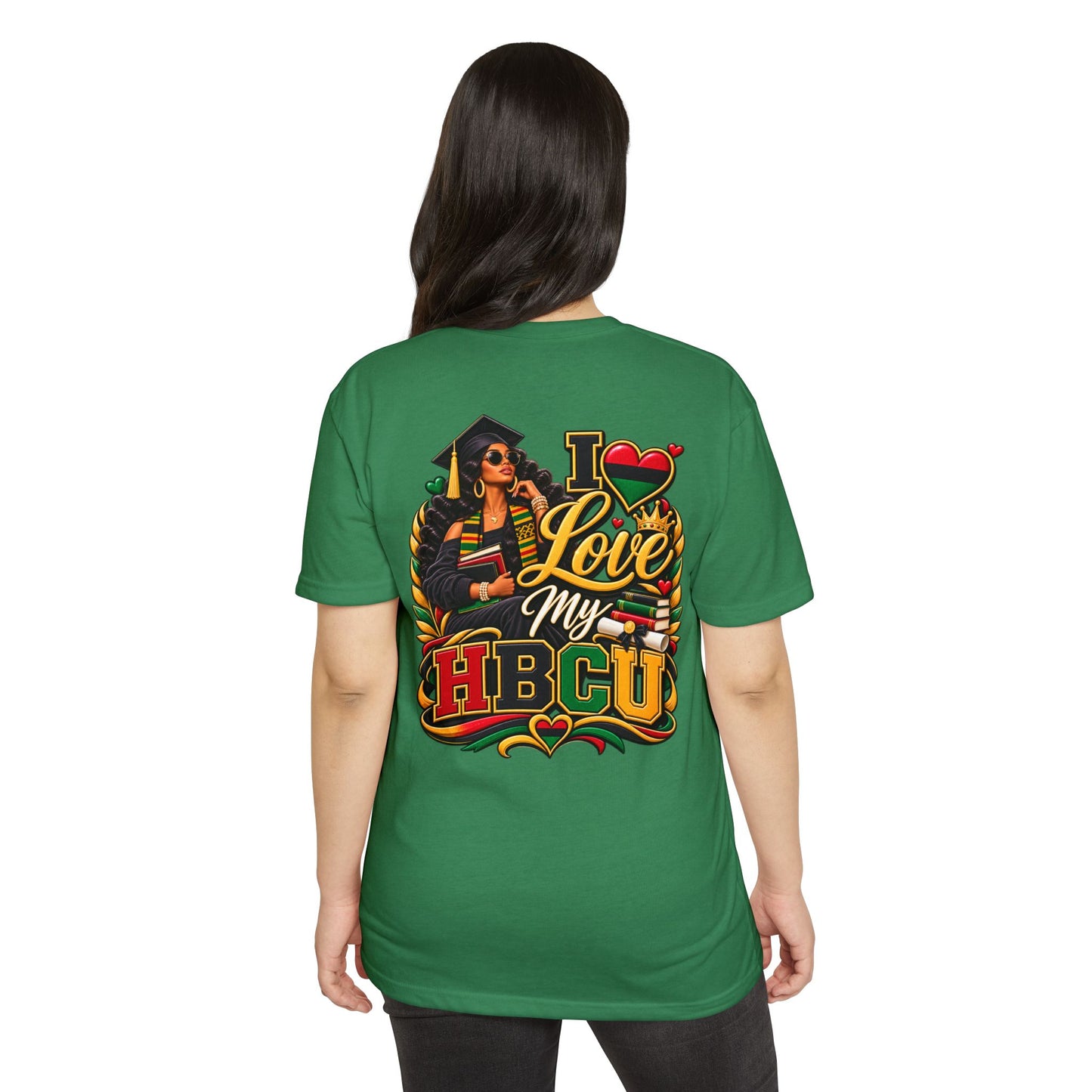 I Love My HBCU T-Shirt — Black Graduate Pride Graphic Tee