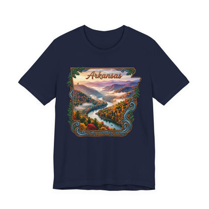 Arkansas Scenic River Tee — The Natural State Retro Landscape T-Shirt