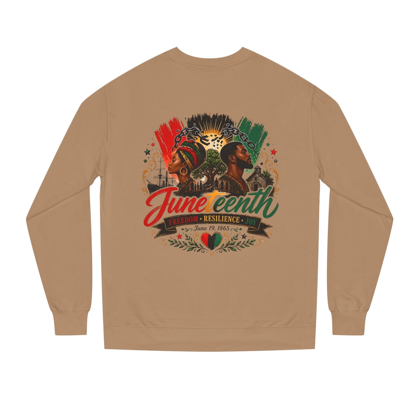 Juneteenth Sweatshirt — Juneteenth Proud Graphic Crewneck
