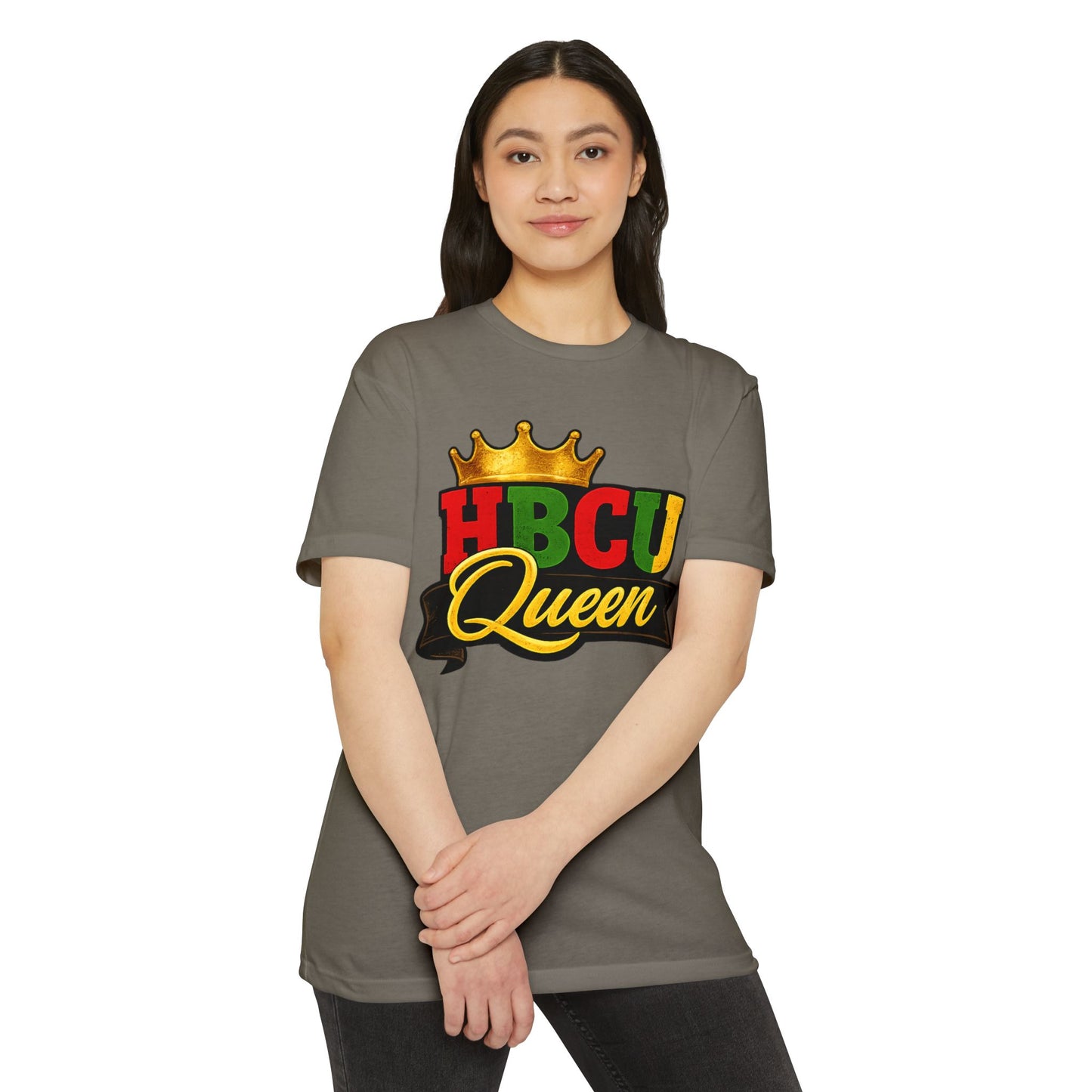 HBCU Queen T-Shirt — Retro Crown Black History Tee for College Pride