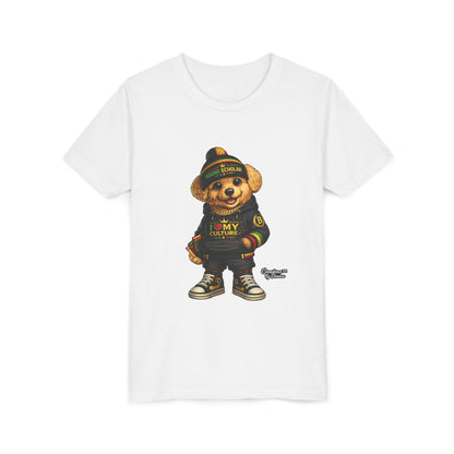 Youth Bear Graphic Tee – "I Love My Culture" Urban Streetwear