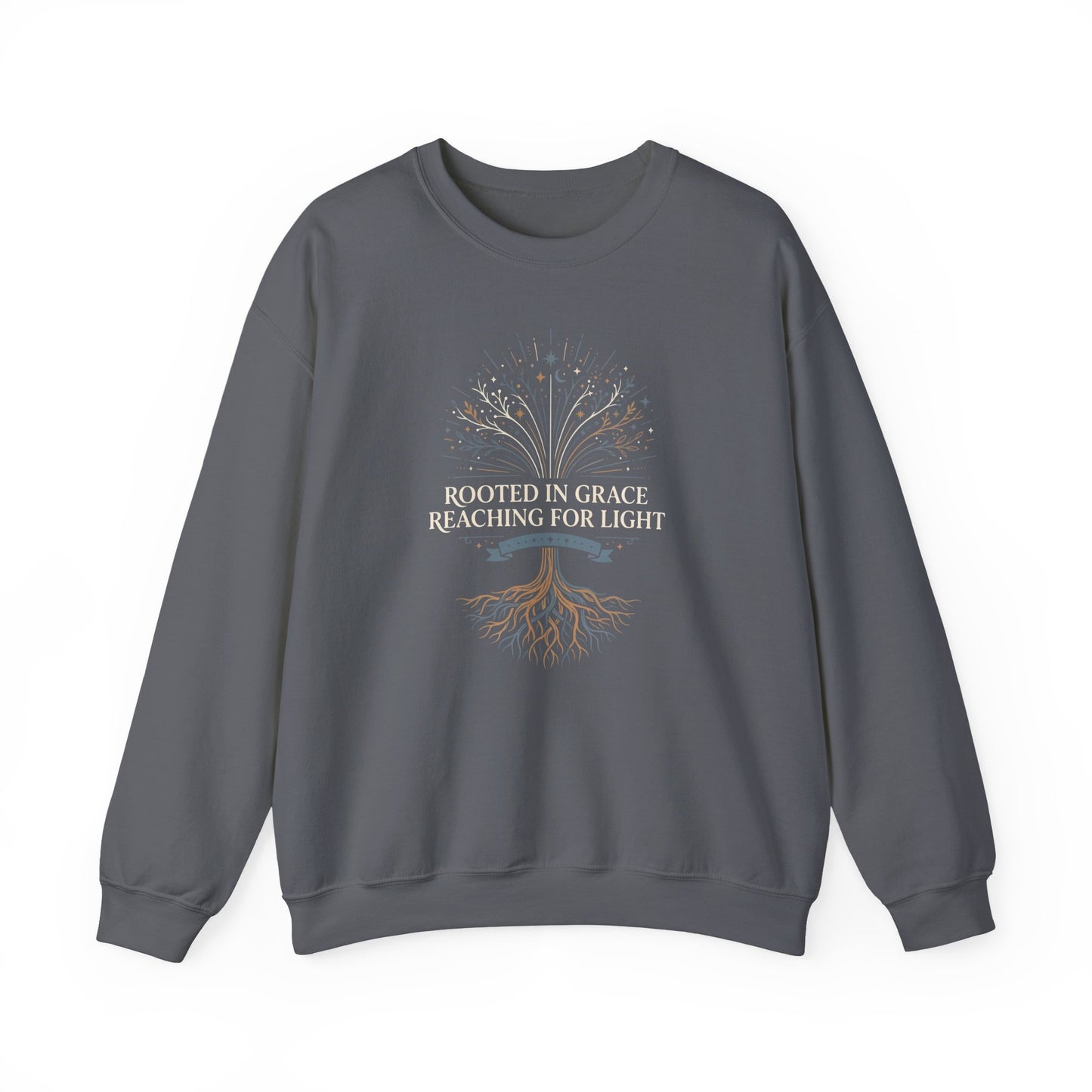 Rooted in Grace Reaching for Light  Sweatshirt