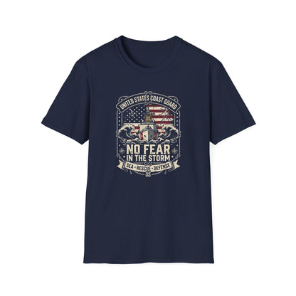 United States Coast Guard No Fear in the Storm T-Shirt