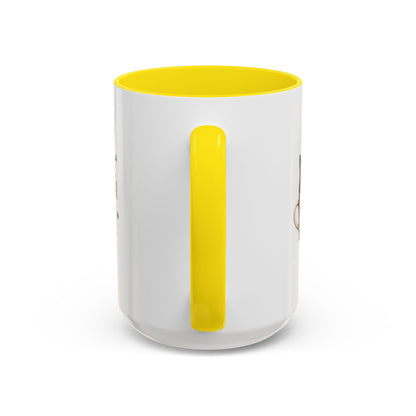 Coffee & Cat Hair Mug — "Coffee, Cat Hair, Don't Care" Accent Ceramic Coffee Mug (11/15oz)