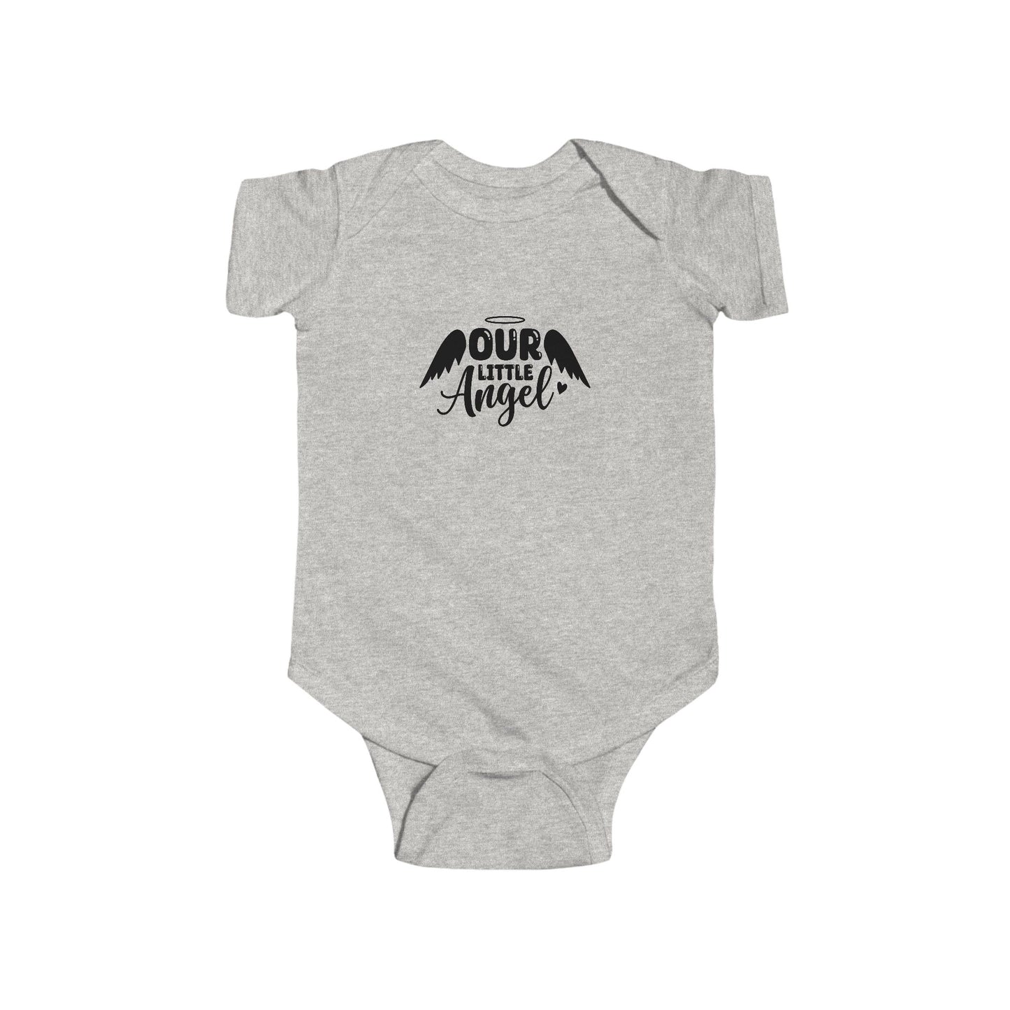 Infant Bodysuit - "Our Little Angel" Baby Onesie with Angel Wings (Newborn Gift)