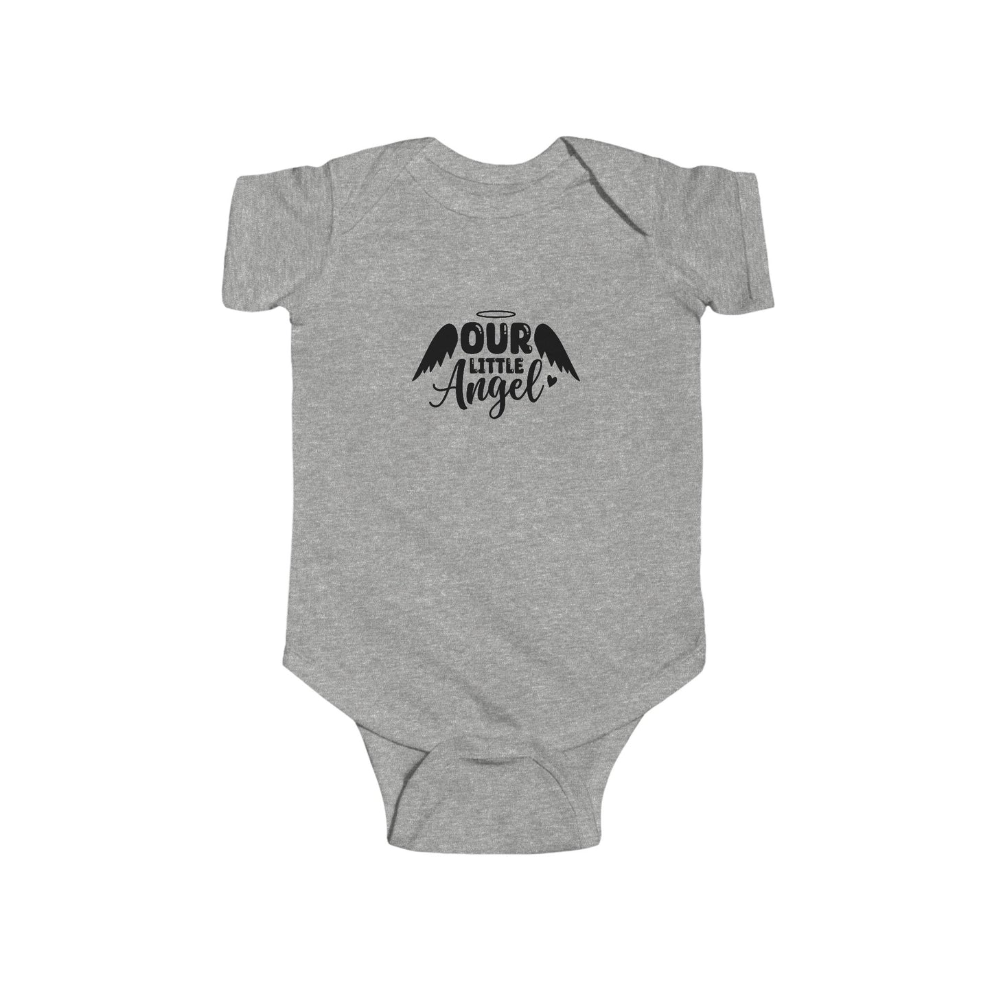 Infant Bodysuit - "Our Little Angel" Baby Onesie with Angel Wings (Newborn Gift)