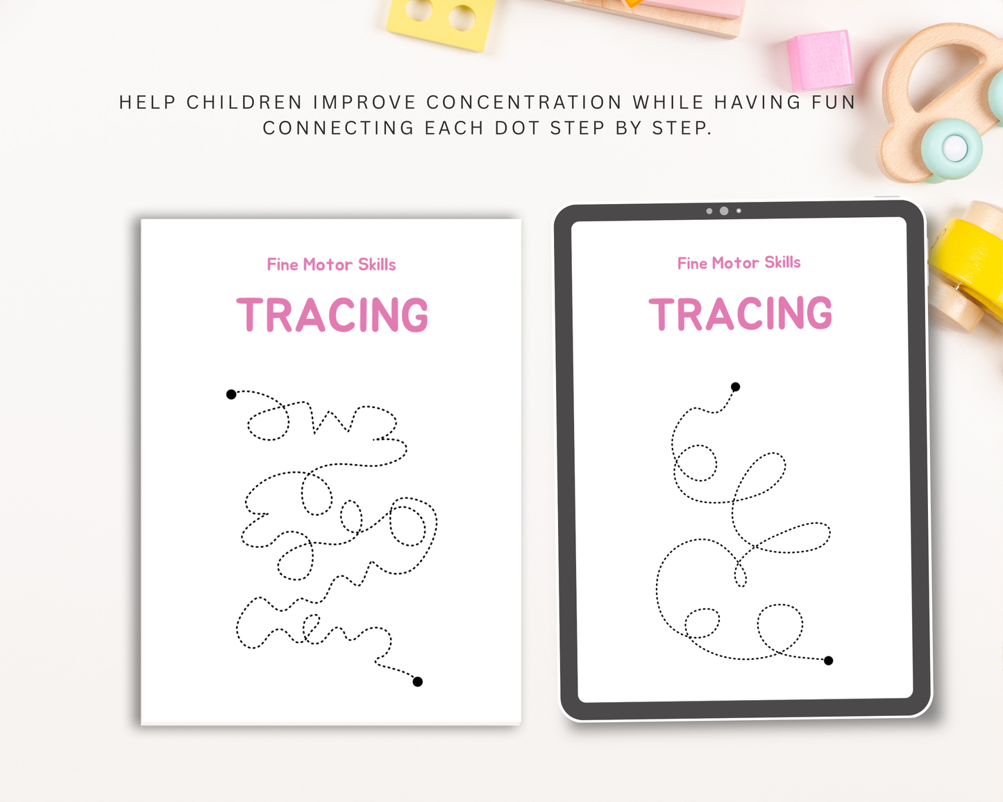 Dot-to-Dot Activity Book for Kids | Printable Connect the Dots Worksheets for Fun Learning