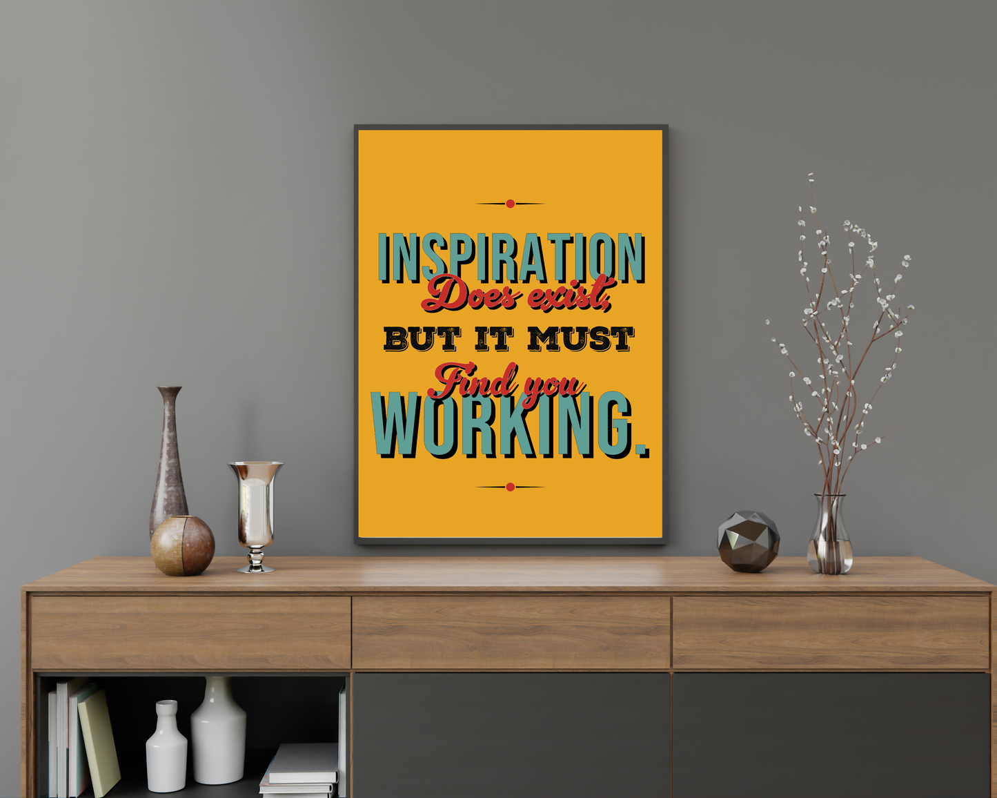 Work Motivation Quotes Wall Art | Inspirational Office Poster, Productivity &amp; Mindset Decor, Printable Motivational Wall Art