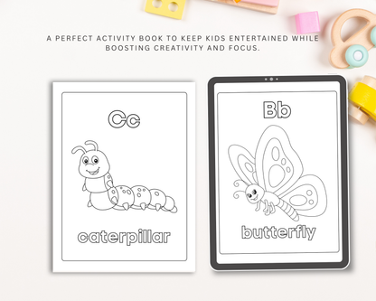 Animal Coloring Book for Kids | Printable Fun Animal Coloring Pages & Activity Worksheets
