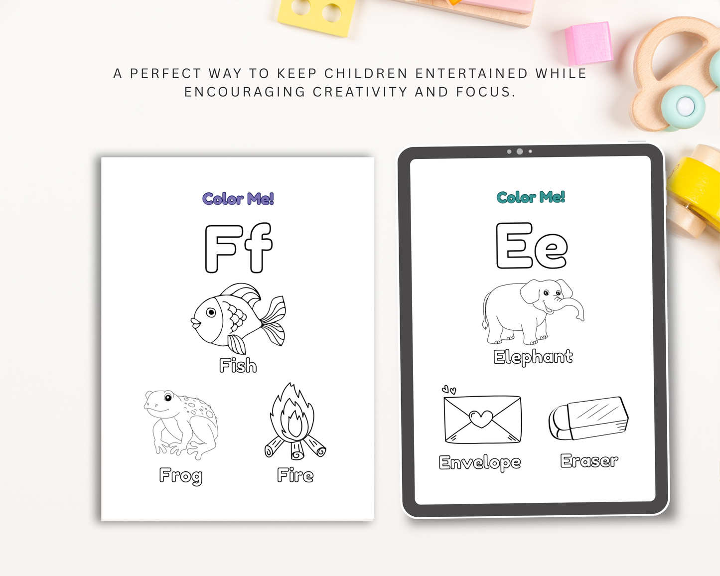 Coloring Book for Kids | Printable Fun Coloring Pages for Creativity & Early Learning