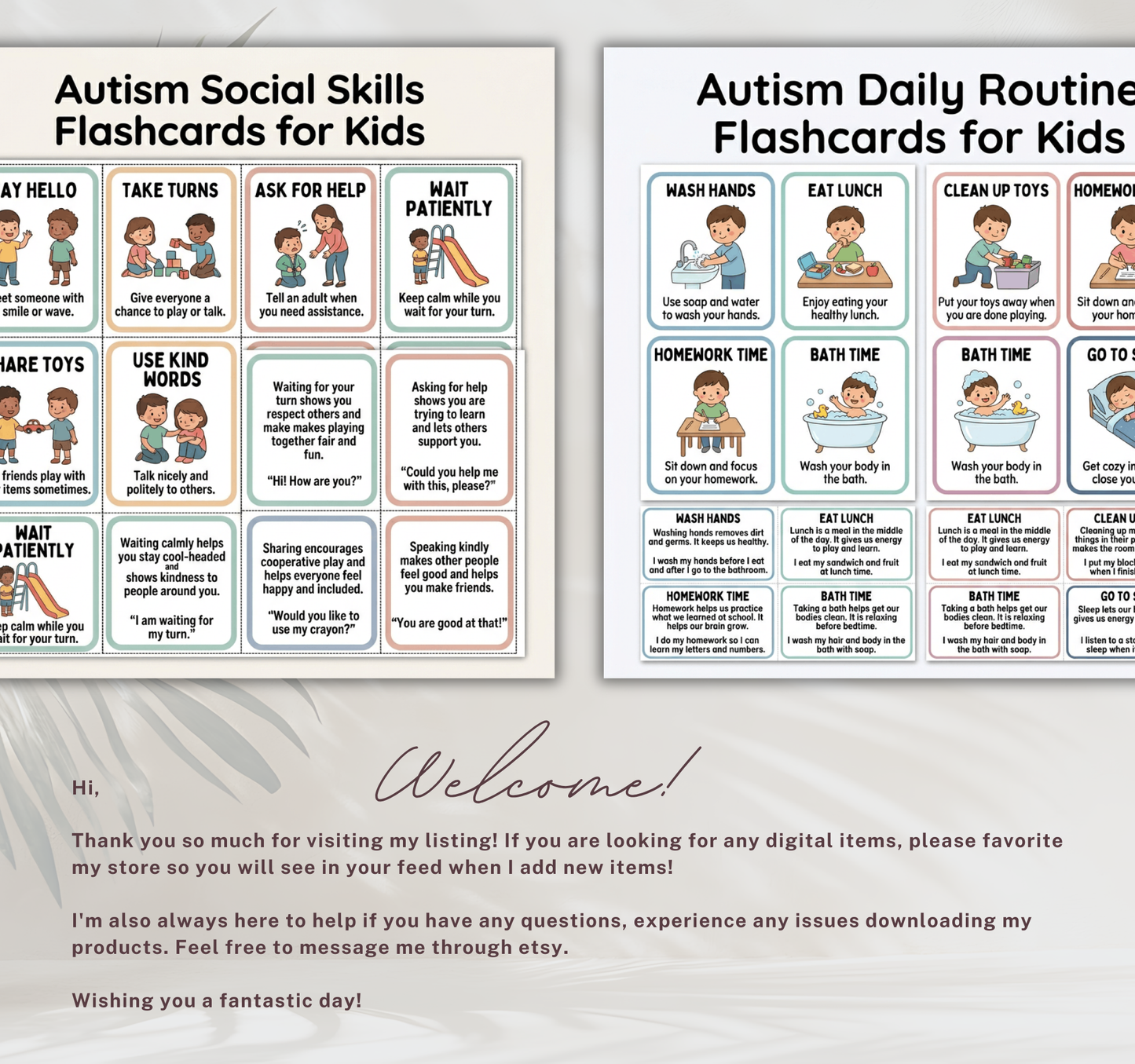 Autism Flashcards Mega Bundle | Printable Communication & Learning Cards PDF for Kids