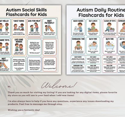 Autism Flashcards Mega Bundle | Printable Communication & Learning Cards PDF for Kids