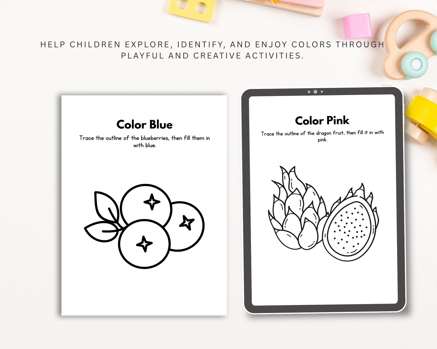 Kindergarten Colors Workbook | Printable Color Recognition & Learning Activities for Kids