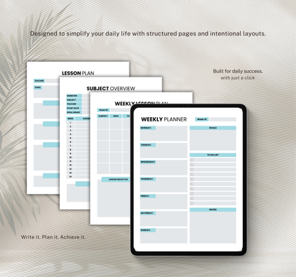 Student Planner | Academic & Study Organizer Digital Planner