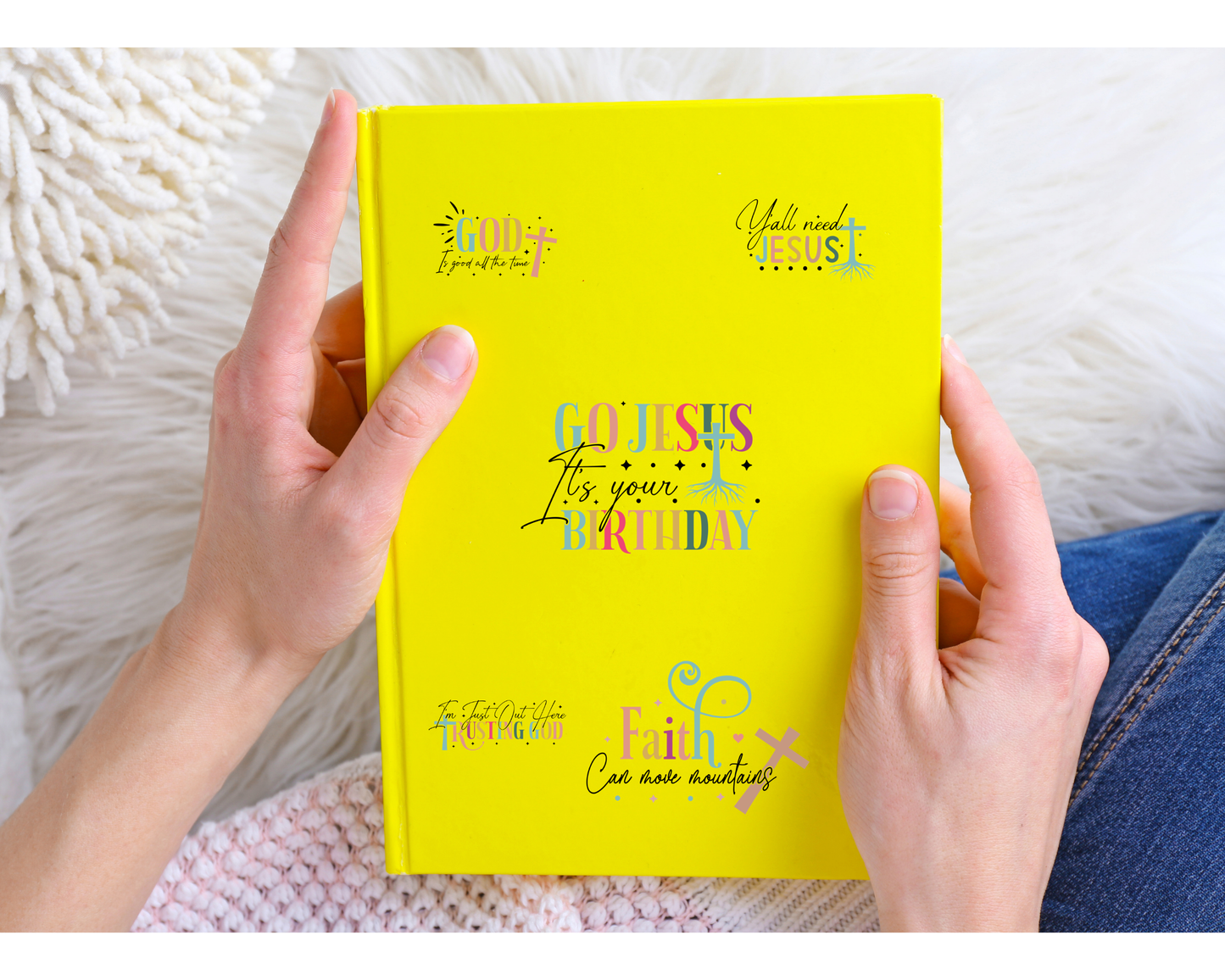 Christian Sticker Bundle | Faith-Based Printable Stickers for Bible Journaling, Planners & Gifts