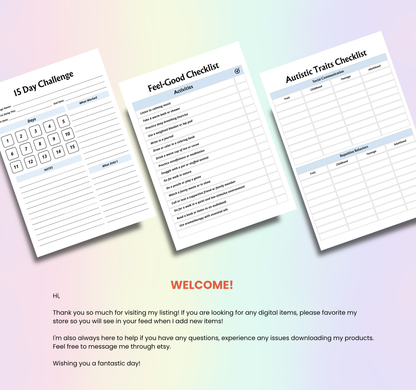 Autism Planner | Printable Routine & Daily Support Organizer