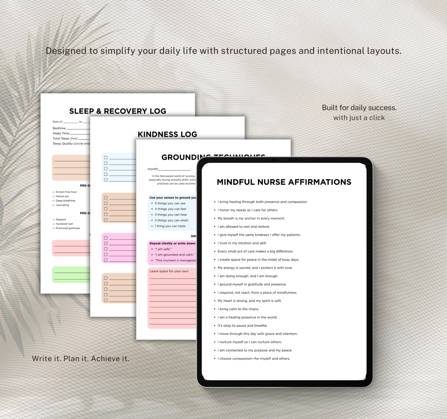 Nurse Planner | Shift Organizer & Patient Care Digital Planner PDF
