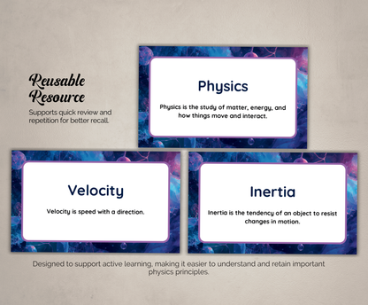 Physics Flashcards | Printable Study Cards PDF for Students & Exam Prep