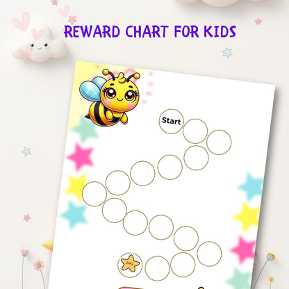 Reward Chart for Kids Printable | Fun Behavior & Motivation Tracker System