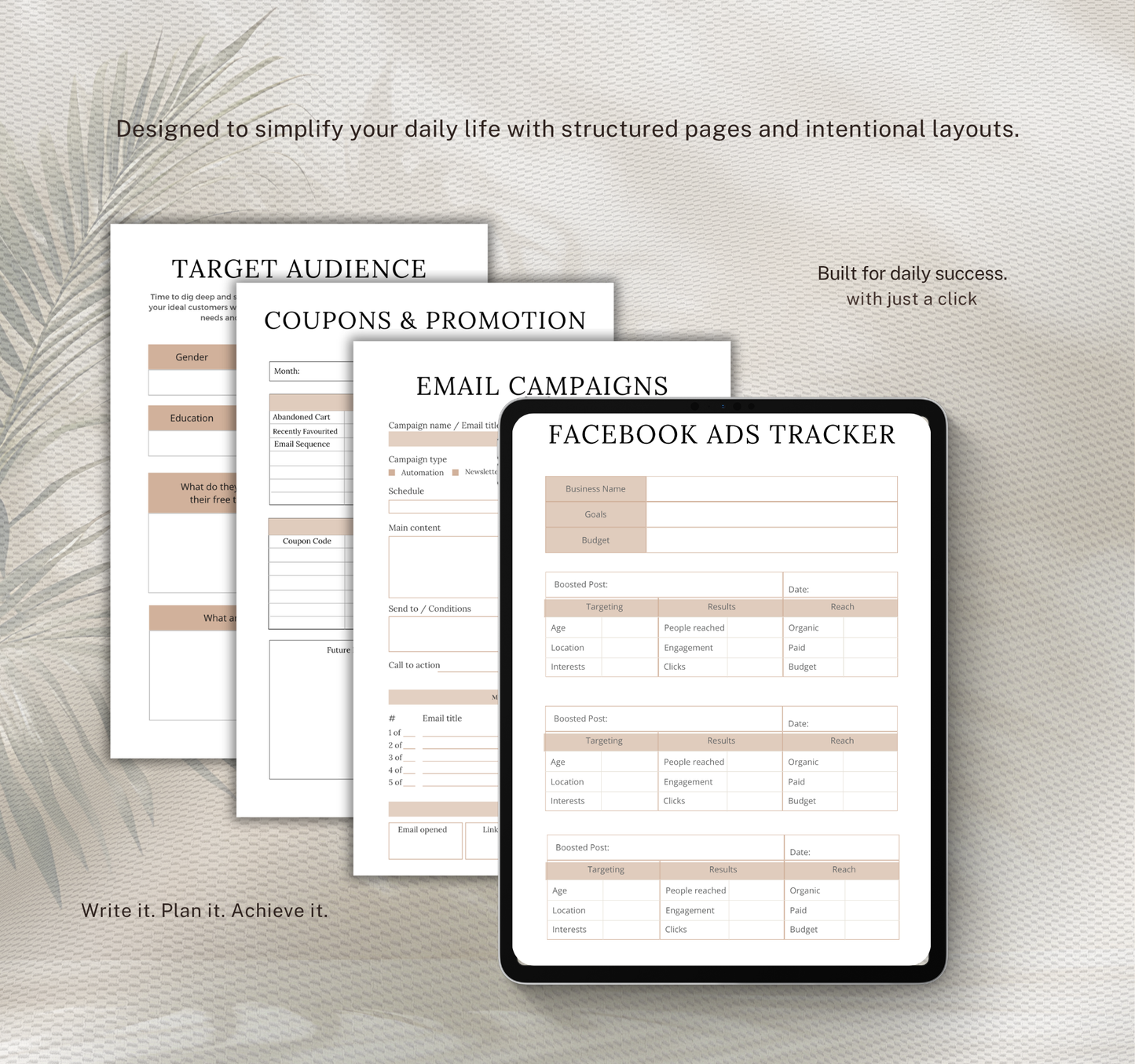 Digital Product Planner | PDF Planner for Online Business & Product Launches