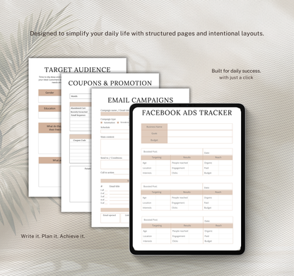 Digital Product Planner | PDF Planner for Online Business & Product Launches