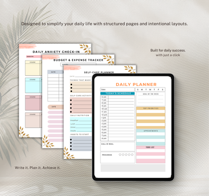 College Planner | Academic & Study Digital Planner PDF for Students