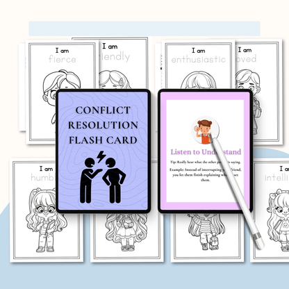 Conflict Resolution Journal PDF | Communication Workbook, Problem-Solving Worksheets, Emotional Regulation &amp; Relationship Guide