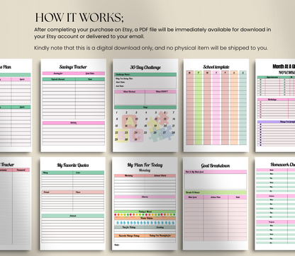 ADHD Planner for Kids | Printable Focus & Routine Organizer