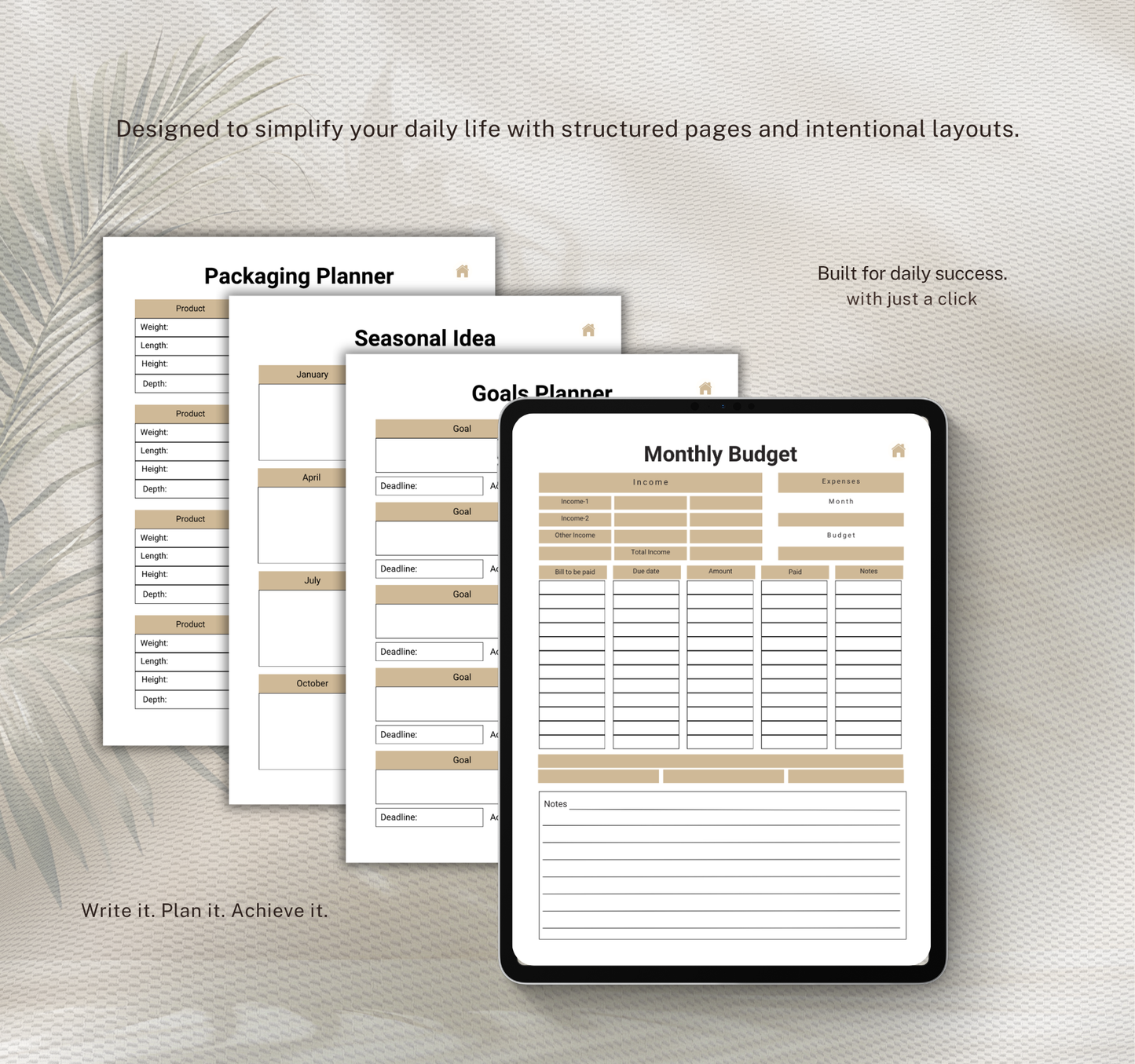 Small Business Planner | Digital PDF Planner for Entrepreneurs & Business Growth