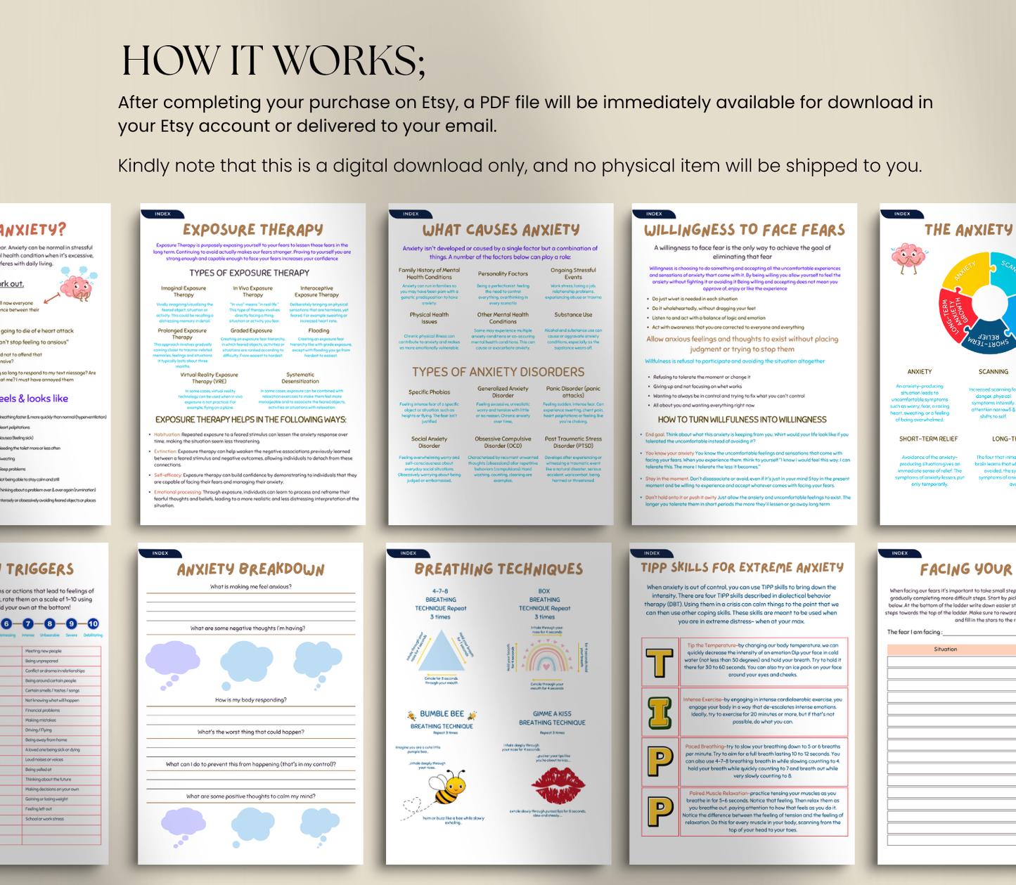 Anxiety and ADHD Planner | Daily Mental Health & Focus Organizer