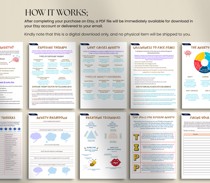 Anxiety and ADHD Planner | Daily Mental Health & Focus Organizer