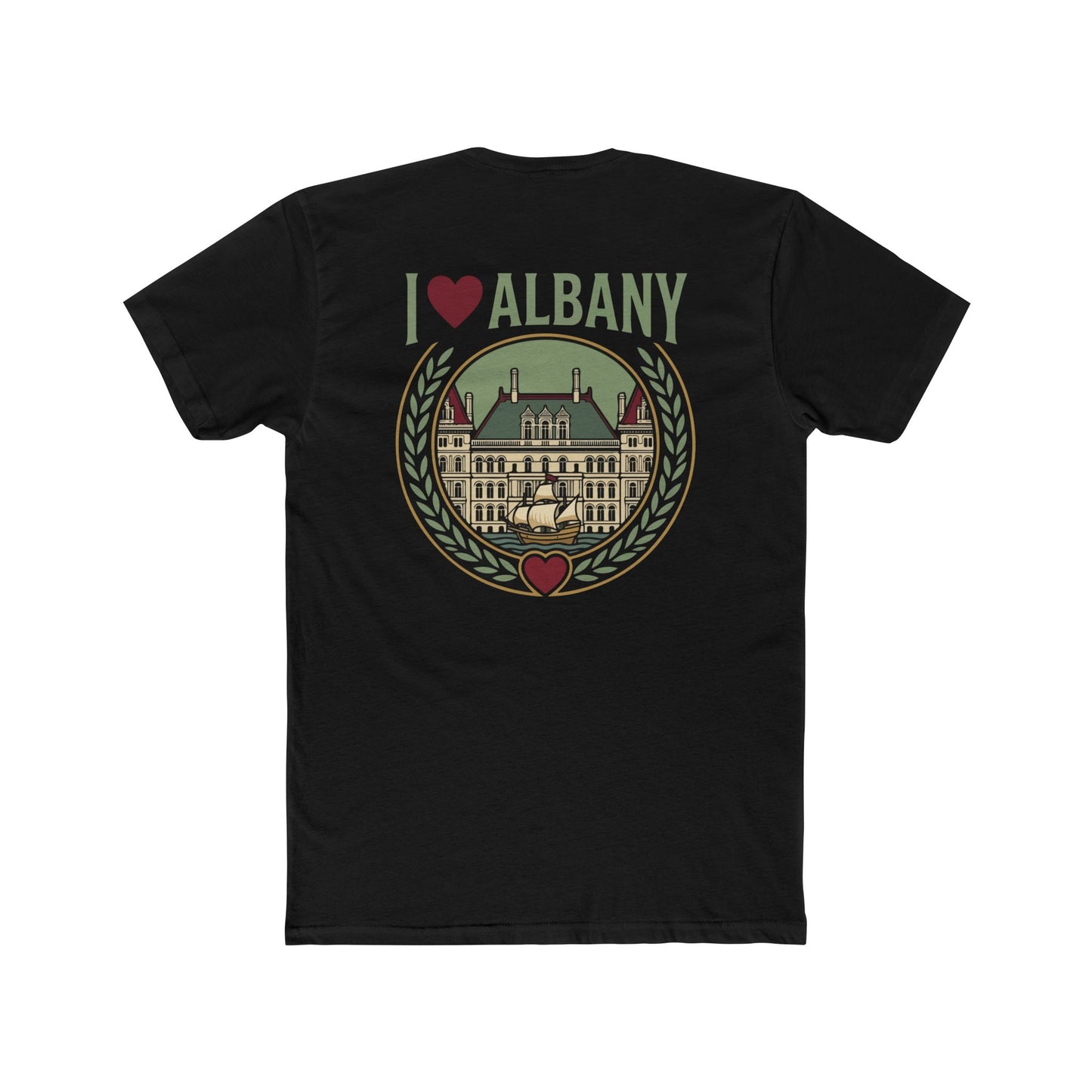 I  Albany T‑Shirt — Vintage Capitol Building City Pride Tee