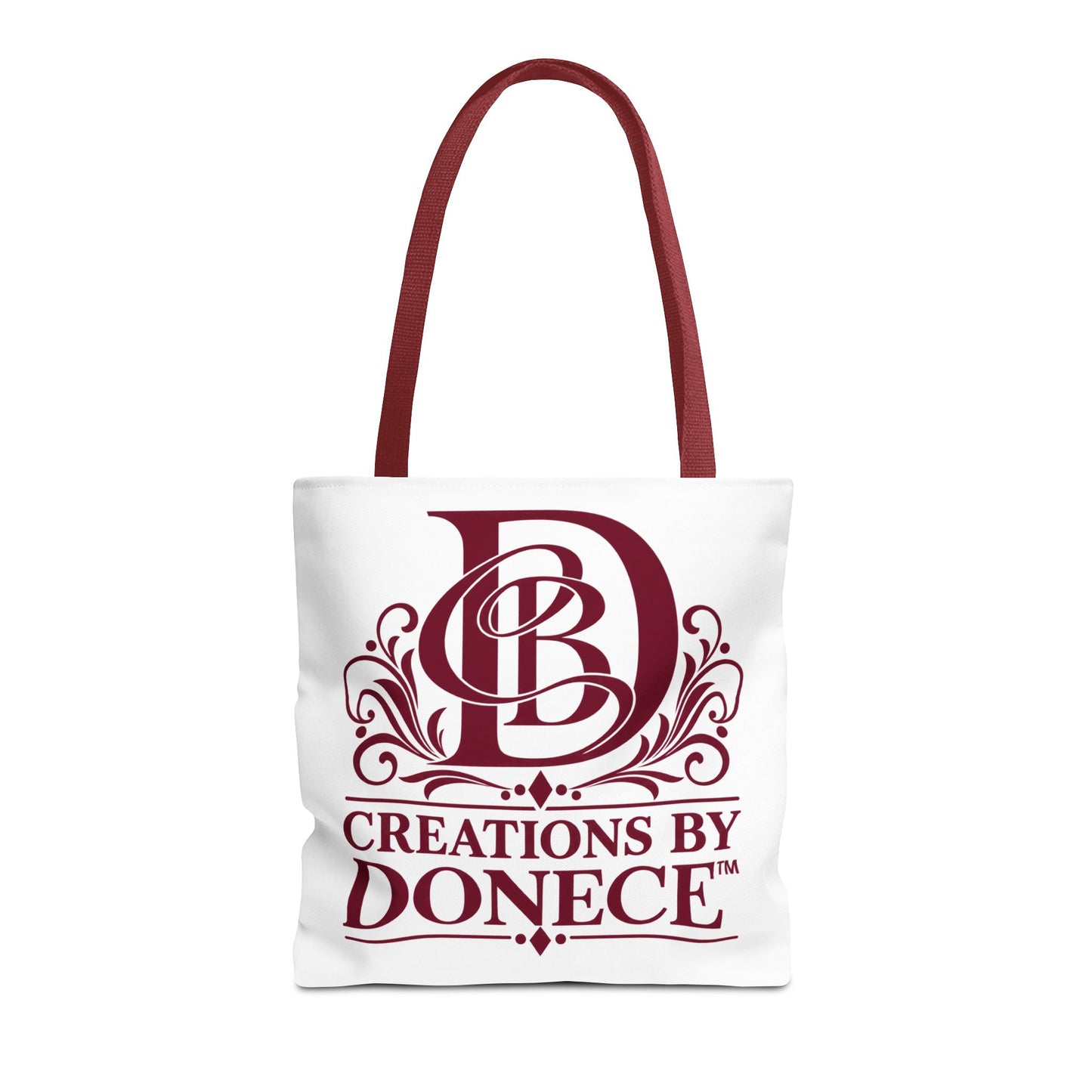 Tote Bag — Creations by Donece Logo Tote (Branded Monogram, Everyday Carry)