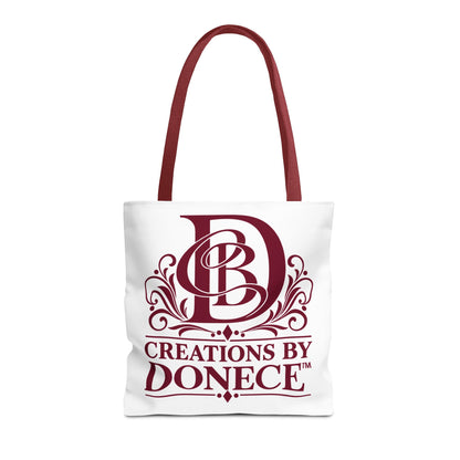 Tote Bag — Creations by Donece Logo Tote (Branded Monogram, Everyday Carry)