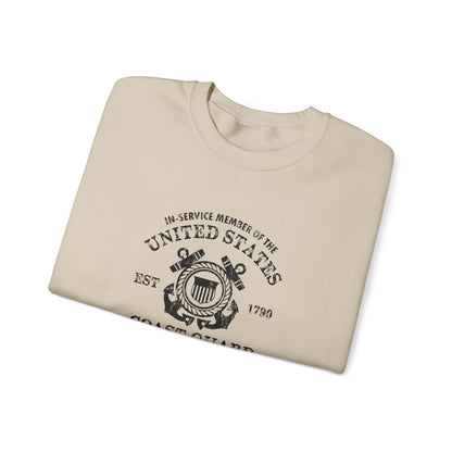 In-Service Member of the United States EST 1790 Coast Guard Sweatshirt