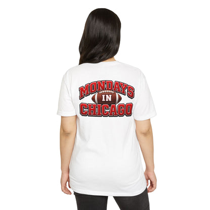 Mondays in Chicago Football T-Shirt