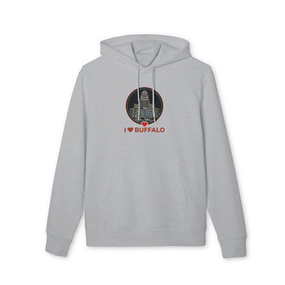 Buffalo Skyline Hoodie — I  Buffalo Retro Cityscape