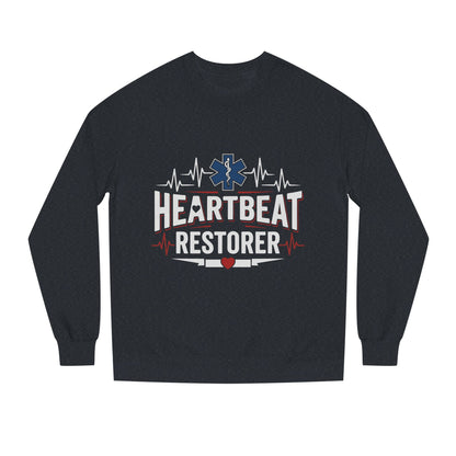 Heartbeat Restorer Sweatshirt — EMS Paramedic Crewneck for First Responders