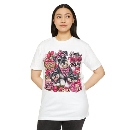 Mother's Day Schnauzer T-Shirt — Happy Mother's Day Dog Mom Tee