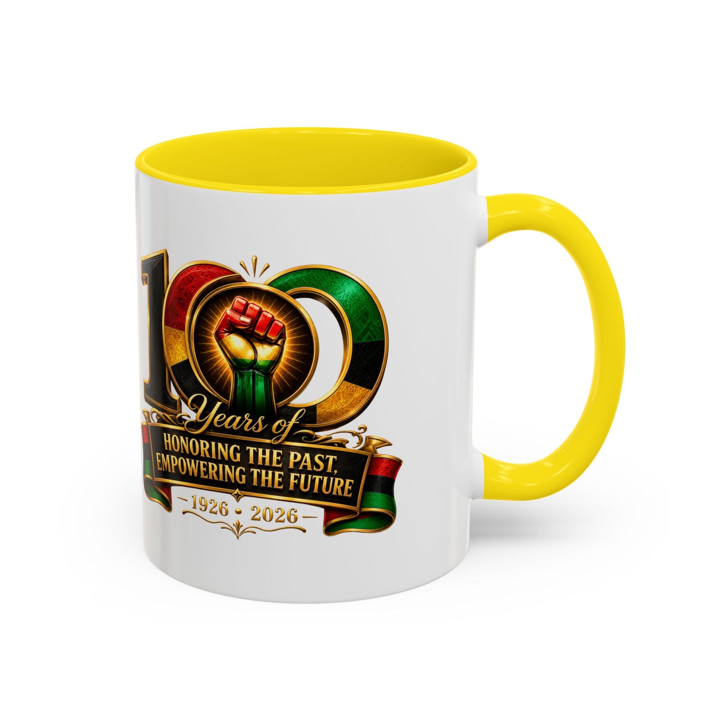 100 Years Commemorative Coffee Mug — "Honoring the Past, Empowering the Future"