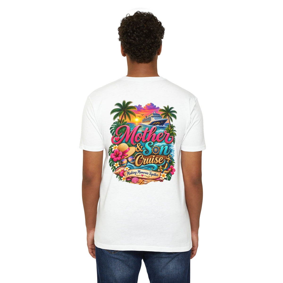 Mother & Son Cruise T-Shirt — Tropical Family Vacation Graphic Tee