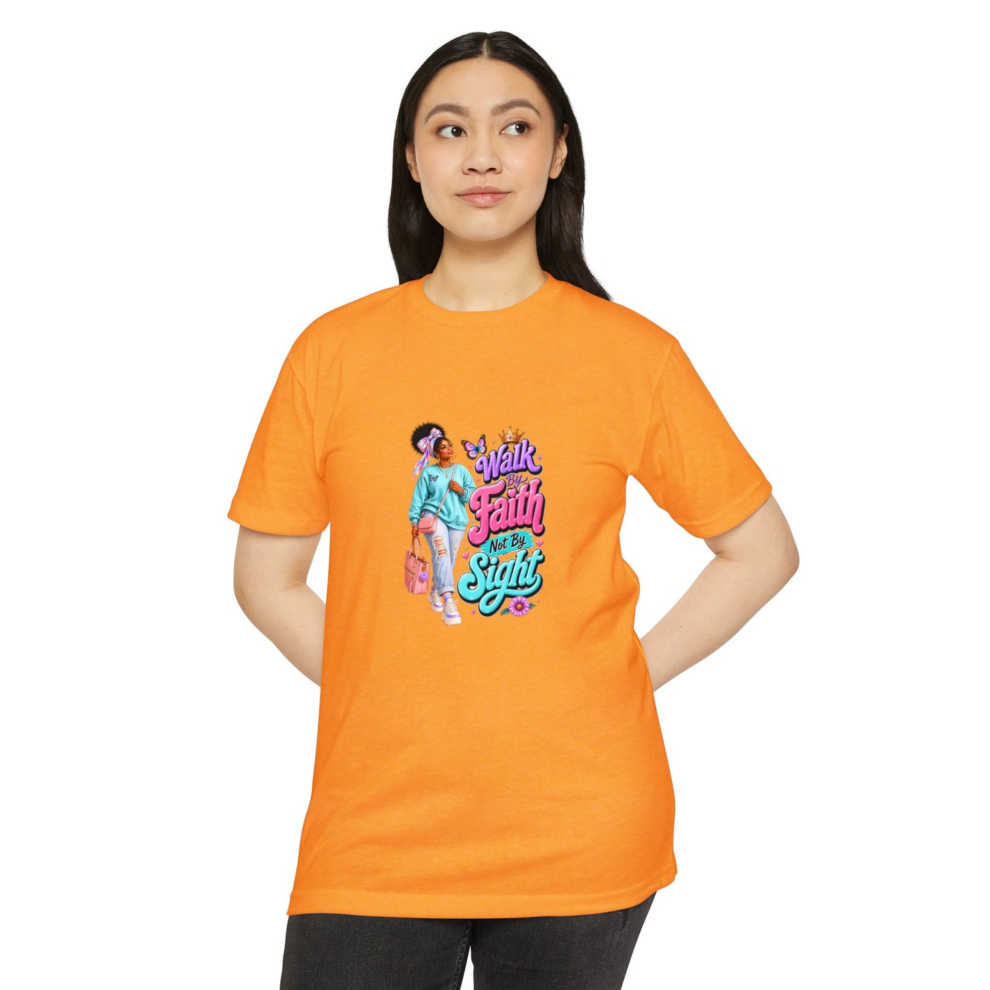 Faith Graphic T-Shirt — “Walk by Faith, Not by Sight” Inspirational Tee