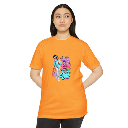Faith Graphic T-Shirt — “Walk by Faith, Not by Sight” Inspirational Tee