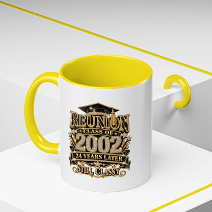 Class of 2002 Reunion Coffee Mug — "Still Classy" Accent Mug (11/15oz)