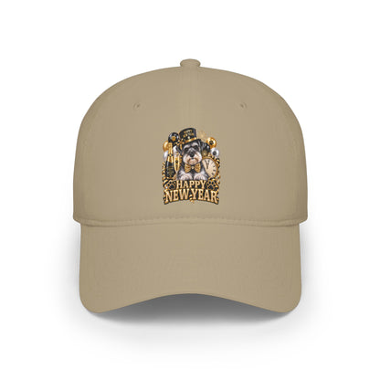 Happy New Year Bulldog Low Profile Cap