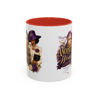 Anointed Woman Coffee Mug — Faithful, Called to Serve Accent Mug (11/15oz)