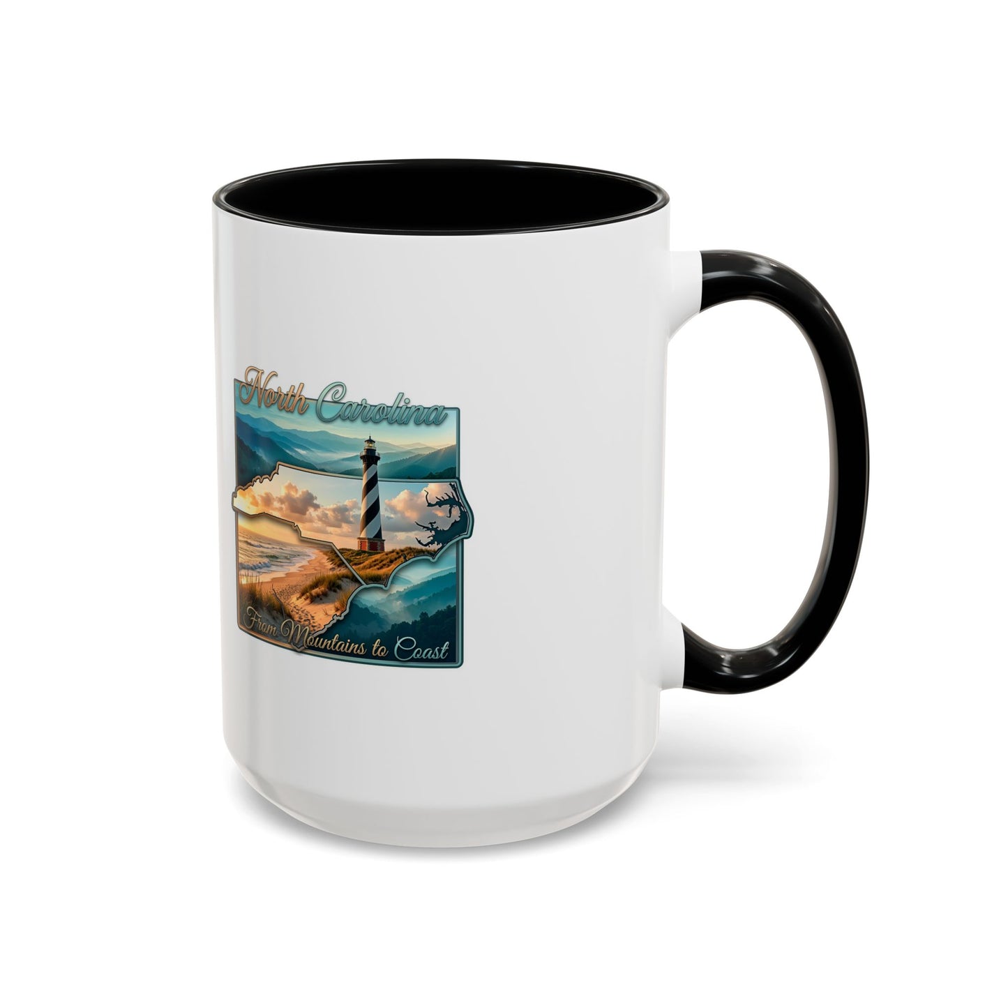 Coastal Lighthouse Coffee Mug – From Mountains to Coast Accent Mug