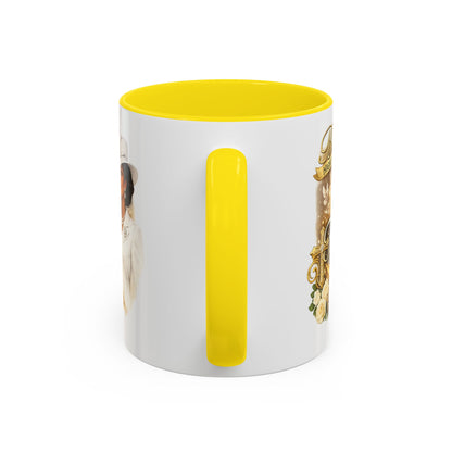 First Lady Inspirational Coffee Mug — "Blessed & Highly Favored" Accent Ceramic Mug